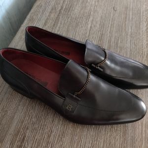 Roberto Cavalli Leather Monogram RC Chain Detail 9